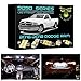 Fyre Flys 15 Piece 6000K White LED Interior Lights for 2016-2018 Dodge Ram 5050 Series SMD Package Kit and Install Tool