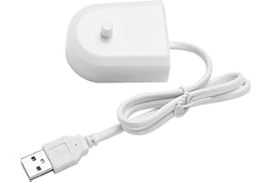 BEIBIJIA USB Charger for Philips Sonicare Electric Toothbrush | 39.37n Cable & Hygienic White Charging Base | Compatible with HX3000/HX6000/HX8000/HX9000 Series