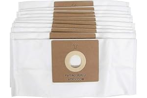 Atrix AHC-2 Replacement HEPA Filter Bags for AHC-1 Turbo Red Vacuum Cleaner (10-Pack), White