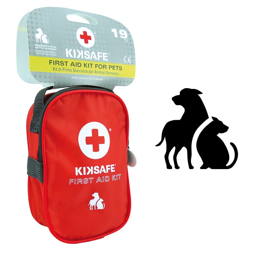 KIKSAFE First Aid Kit for Animals CE