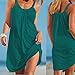 Sexy Women Fashion Mini Dress Sleeveless Loose Casual Dresses Fashion Tops white Large