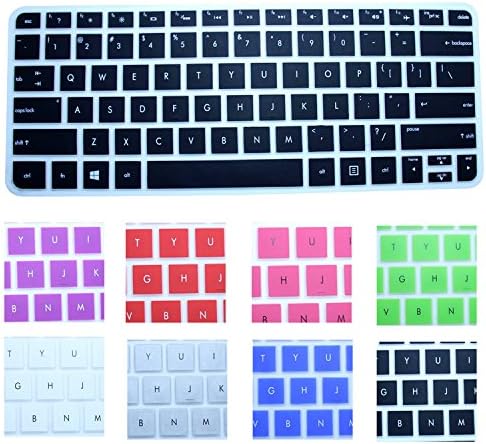 AutoLive Semi-Transparesnt Ultra Thin Soft Silicone Gel Keyboard Protector Skin Cover for HP Spectre x360 13.3-inch Laptop - 13-4001dx 13-4002dx 13-4003dx 13-4005dx 13-4013dx 13-4101dx 13-4102dx US Layout (Semi-Black)