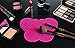 LA FERRA | Makeup Brush Cleaner | Best Cleaning Mat for Washing Rinsing and Preserving Professional Cosmetic Brushes | Portable Size Silicone for Travel Use | 7 x 5.5 Inches | Butterfly Shaped Tool