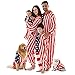 INFLATION Family Christmas Pajamas Sets, American Flag Hooded Zip Up Flannel Romper Home Onesies Sleepwear