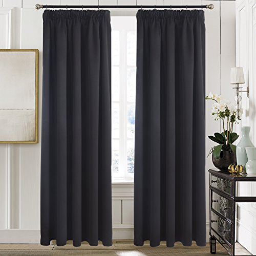 Aquazolax Bedroom Blackout Curtains Window Treatment - Premium Blackout