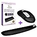 Keyboard Wrist Rest Pad - Full Mouse Pad Included for Set - Quality Memory Foam Cushion - Ergonomic Support &ndash; New & Improved Shape - Prevent Carpal Tunnel & RSI When Typing on Computer, Mac & Laptop primary