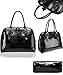 FASH New Year Offers! Glossy Crocodile Print Embossed Doctor Style Top Handle Computer Handbag