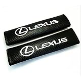 2pcs LEXUS Carbon Fiber Car Styling Accessories Seat Belt Shoulders Pad Truck Cover ES RX CT LS IS GS GX LX