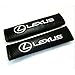 2pcs LEXUS Carbon Fiber Car Styling Accessories Seat Belt Shoulders Pad Truck Cover ES RX CT LS IS GS GX LX
