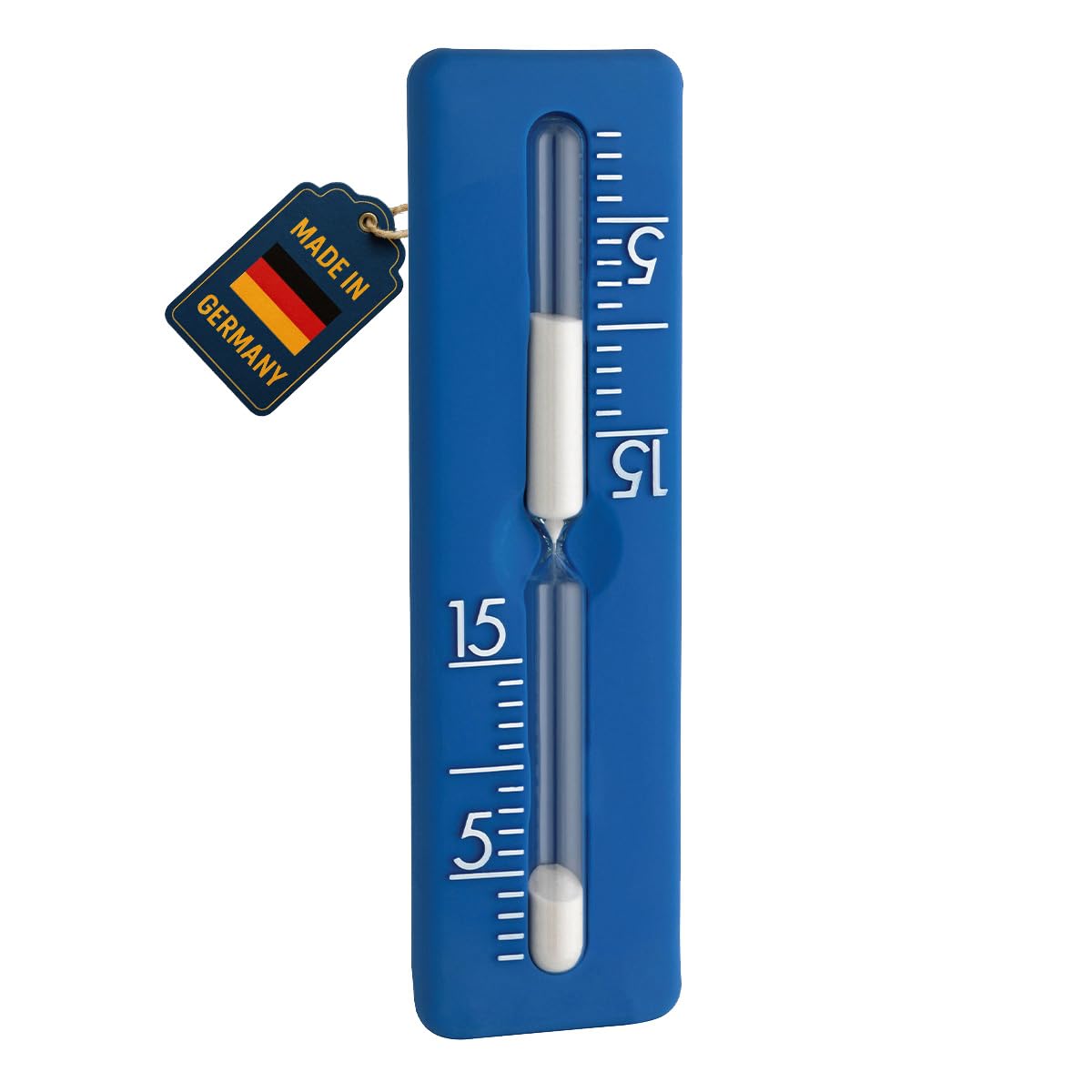 TFA 40.1043.06 Sandy Sauna Hourglass Thermometer - Ocean Blue