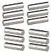 MagiDeal 12 Pieces Alnico 5 Humbucker Pickup Polepiece Magnet Slug Rods 15mm for Electric Guitar Parts