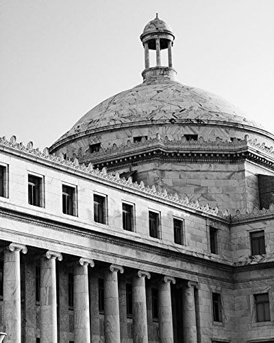 Photographs - Black and White San Juan Puerto Rico Architecture Building Photography