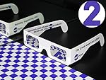 [Well Eyes Solar Spectacles, Egg Shell White, Twin Pack] - Premium Metalized Lenses | Solar Eclipse Glasses | Vision Safety | Unisex | Universal Fit | CE and ISO Certified | The Real Deal | 2 Pack