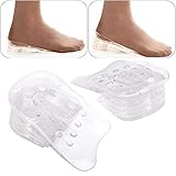 5-Layer Silicone Heel Insert Increase Taller Height