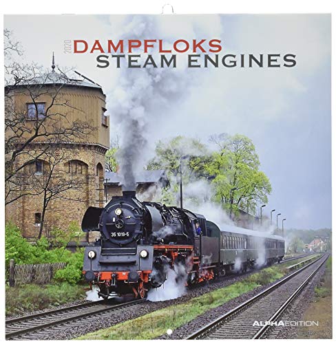 Dampfloks 2020 - Steam Engines - Broschürenkalender (30 x 60 geöffnet) - Wandkalender - Eisenbahn by 