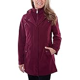 HFX Performance Women's All Weather Trench Coat, Water and Wind Resistant