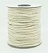 3mm Natural White Cotton Twisted Cord Craft Macrame Artisan String (50yards Spool)