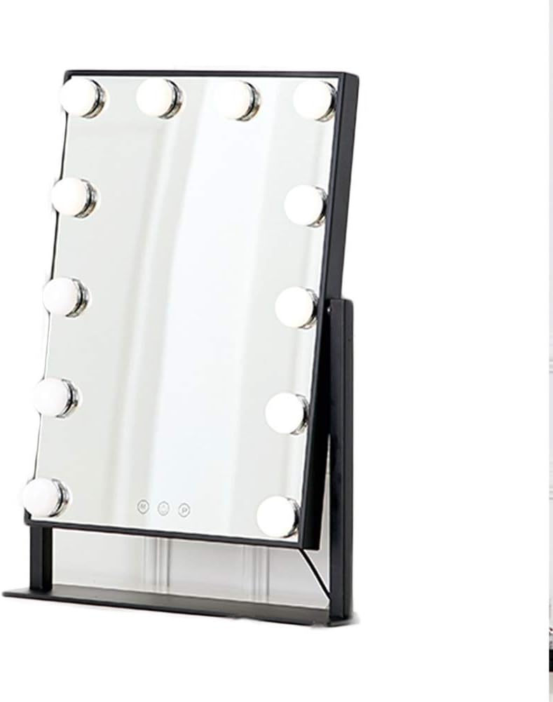 Lighted Vanity Mirror with 12 Dimmable Led Bulbs,3 Color
