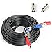 SHD 33Feet BNC Vedio Power Cable Camera Video BNC Cable Wire Cord for Surveillance CCTV Security System with Connectors(BNC Female and BNC to RCA)