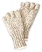 FoxRiver Men's Ragg Fingerless Glove, Brown Tweed, Medium