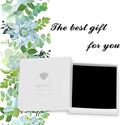 image for PRAYMOS Sterling Silver Urn Necklace for Ashes Rose Heart Cremation Je