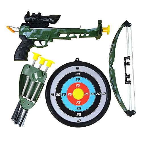 Toy Bow And Arrow Kids Crossbow Target Practice