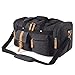 Plambag Large Canvas Duffel Bag Overnight Travel Tote Weekend Bag Dark Gray