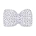 NoJo NoJo - XOXO - Bow Shaped Decorative Pillow, Black, White, Gold