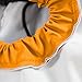 BINGPET BA1065 Adjustable Dog Raincoat Pet Puppy Lightweight Rain Jacket Poncho with Strip Reflective, Orange Small