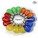 BRIMAX S14 LED Colored Light Bulbs with Faceted Surface,Outdoor Indoor String Light Replacement Bulbs,Plastic,Shatterproof, E26 Base, for Christmas Halloween Party and Holiday Decor,15 Pack
