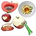 Corer Slicer Peeler and Divider Set Cuts 20 Thin Apple Slices For Kids Onion Slicer for Vegetables Tomato Potato Slicer with Bonus Julienne Peeler Slicer Zester Kitchen Gadgets
