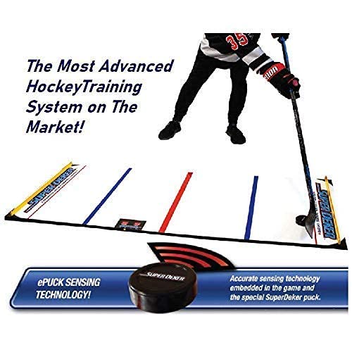 SuperDeker Advanced Ice Hockey Training System Real Ice Feel, Light