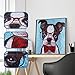 VVEEWUU DIY 5D Diamond Painting Kits for Kids Full Drill Diamond Embroidery Painting by Number Kits for Children Gifts (Dog7)