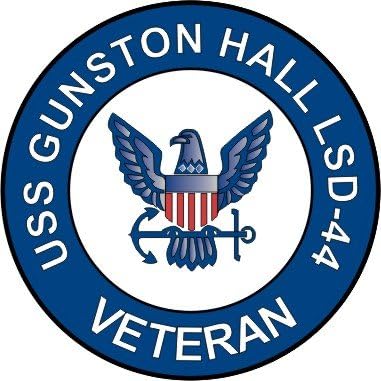 US Navy USS Gunston Hall LSD-44 Ship Veteran Decal Sticker 3.8"