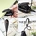 Clip on Book Light,　IREALIST Rechargeable Reading Light with Flexible Arms Dimmable Clip on Desk Light USB Cable Included Perfect for Bookworms, Reading in Bed, Music Stand