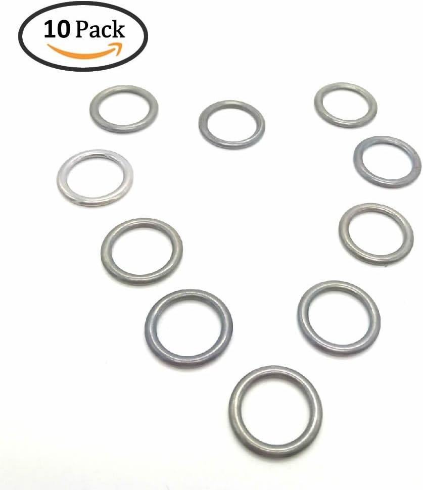 Engine Oil Drain Plug Gaskets（10 Pcs）