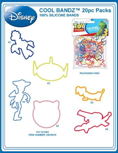 Cool Bandz Cool Bands Silly Bands TOY Story 3 Licensed Bandz - 20 Bands (Compare to Silly Bandz, Zany Bands, Goofy Bands,buddy Bandz and Stretchy Shapes) Check Out All the Cool Bandz Styles and Shapes!
