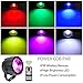Black Lights,KOOT LED Par Stage Lighting with Glow,7 DMX Control Remote Control DJ Wash Light for Halloween Wedding Party Bar Club Disco Dance