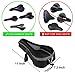 YOSUDA Bike Seat Cushion Cover - Gel Bicycle Seat Saddle Cushion Pad for Men/Women Comfort, Fits Mountain Bike Stationary Bike Seat Clamps (11