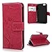 iPhone 6, iPhone 6s 4.7 Inch Case - MOLLYCOOCLE Natural Luxury Hot Pink Stand Wallet Purse Credit Card ID Holders Magnetic Flip Folio TPU Soft Bumper PU Leather Ultra Slim Fit Cover for iPhone 6, 6s