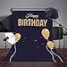 LYLYCTY 5X7ft Happy Birthday Photography Background Golden Balloons Photography Background Studio Props Birthday Party Background LYGE651