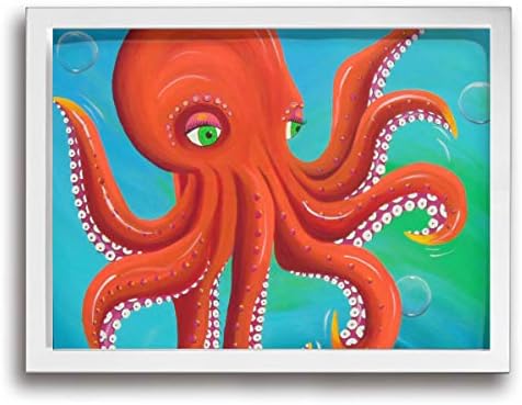 SAARTM Octopus Painting Monet Vetheuil Old Master Framed Wall Art Print