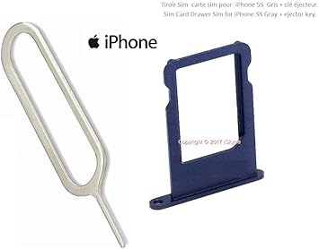 Tiroir Carte Sim Pour Apple Iphone 5s Amazon Fr High Tech