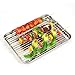 Baking Sheet with Cooling Rack (1 Cookie Sheet + 1 Baking Rack), Stainless Steel Small Baking Sheet Pan with Wire Rack, Toaster Oven Pans Size 10.4 x 8 x 1 Inch, Non-toxic & Heavy Duty & Non-stick