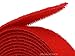 Hook & Loop Fastening Tape, 3/4-inch Wide, 5 Yards/Roll - Red