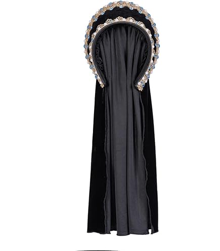 Amazon.com: ANDHOM Anne Boleyn Tudor Elizabethan French Hood  display picture 3
