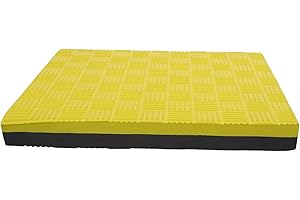 BESPORTBLE Sound Dampening Mat for Blender and Coffee Maker – 30x30cm Black-yellow Anti Vibration Shock