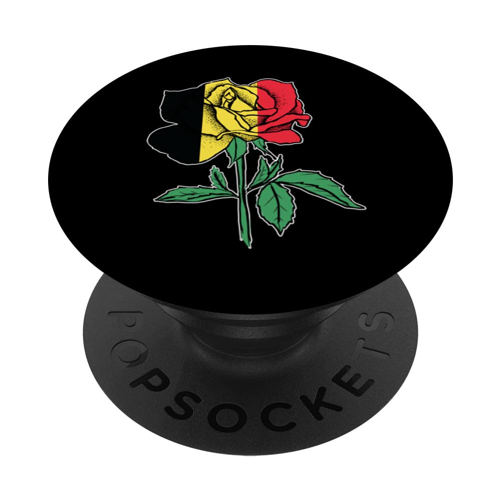 Belgium Rose Belgium Belgian PopSockets Swappable PopGrip