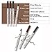 Kiss Beauty Liquid Eyebrow Pen,Eyebrow Long Lasting Tint Dye Cream,Waterproof,Smudge-Proof (01 Chestnut
