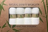 Organic Bamboo Washcloths. Gentle For Sensitive Skin- Acne, Rosacea and Eczema. Superior Softness For Babies. Antibacterial For Makeup Removal. Highly Absorbent Cloths (6-pack) presented by BambooFy